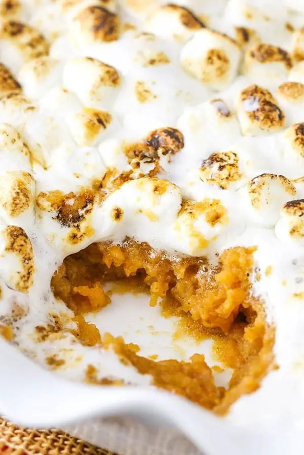 Sweet Potato Casserole With Marshmallows