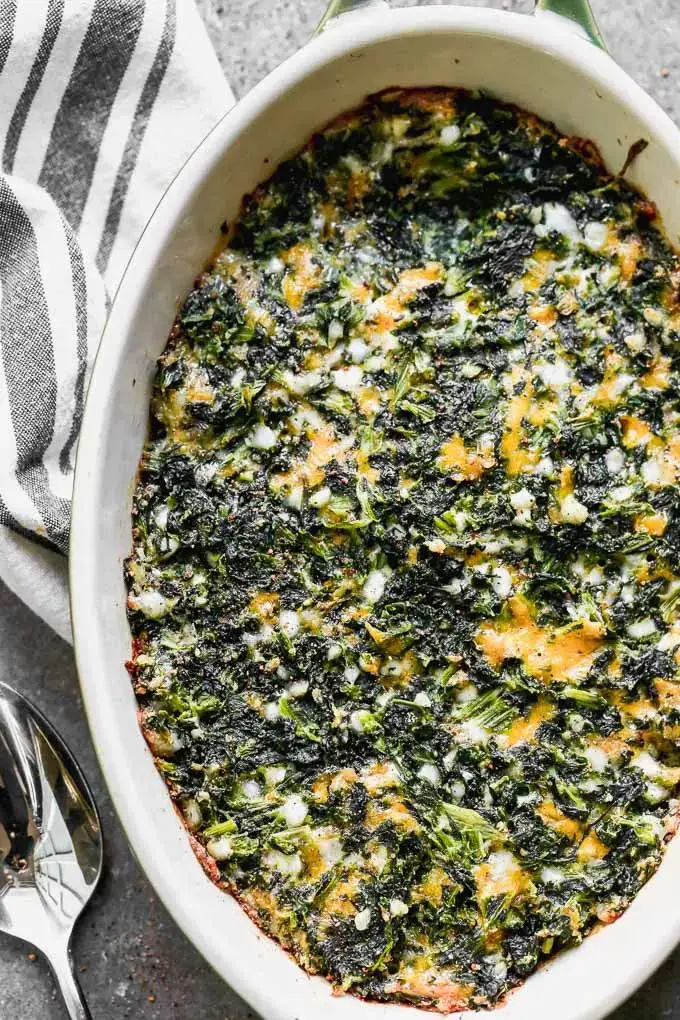 Cheesy Spinach Casserole