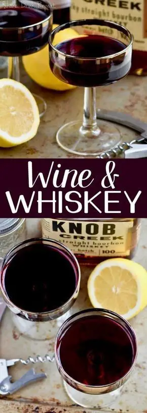 Wine & Whiskey Cocktail