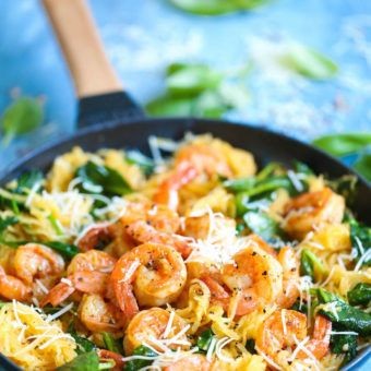 Shrimp Scampi Spaghetti Squash