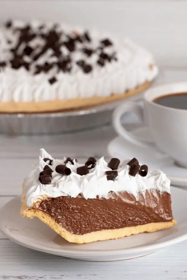 Low Carb Sugar Free Chocolate Cream Pie