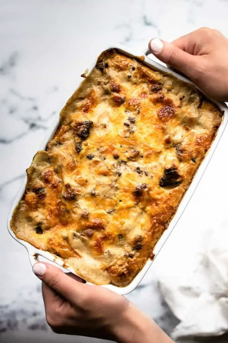 Sausage Gravy Breakfast Casserole