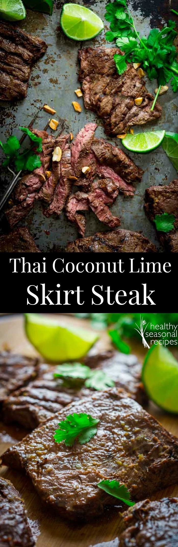 Thai Coconut-Lime Skirt Steak