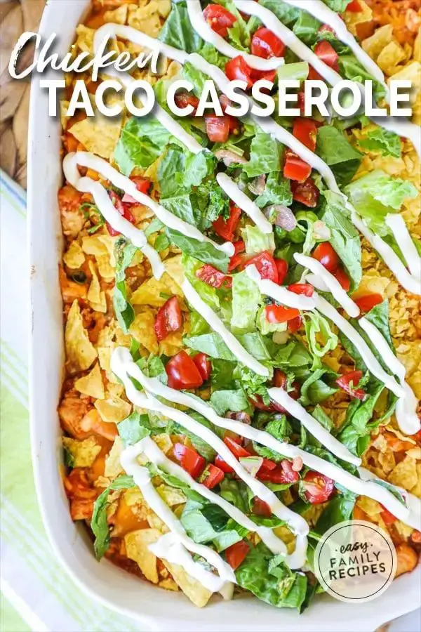 Chicken Taco Casserole