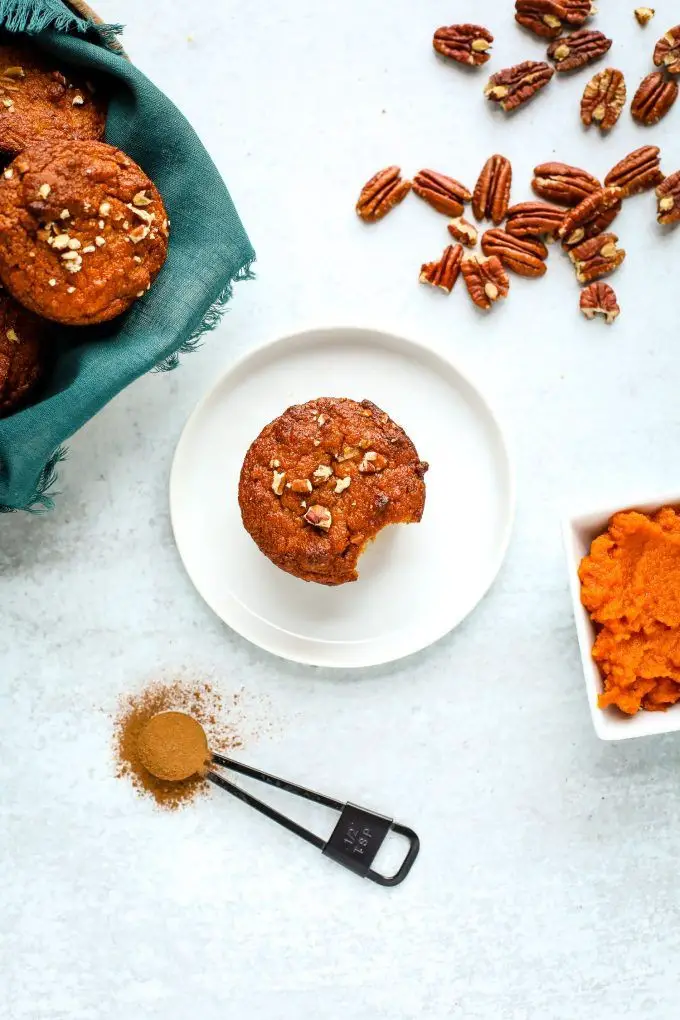 Almond Flour Pumpkin Muffins