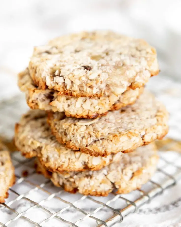 2-Ingredient Banana Coconut Cookies