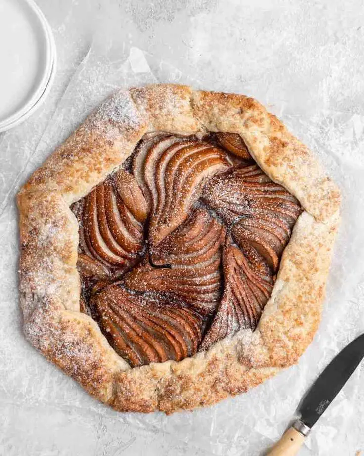 Spiced Pear Tart