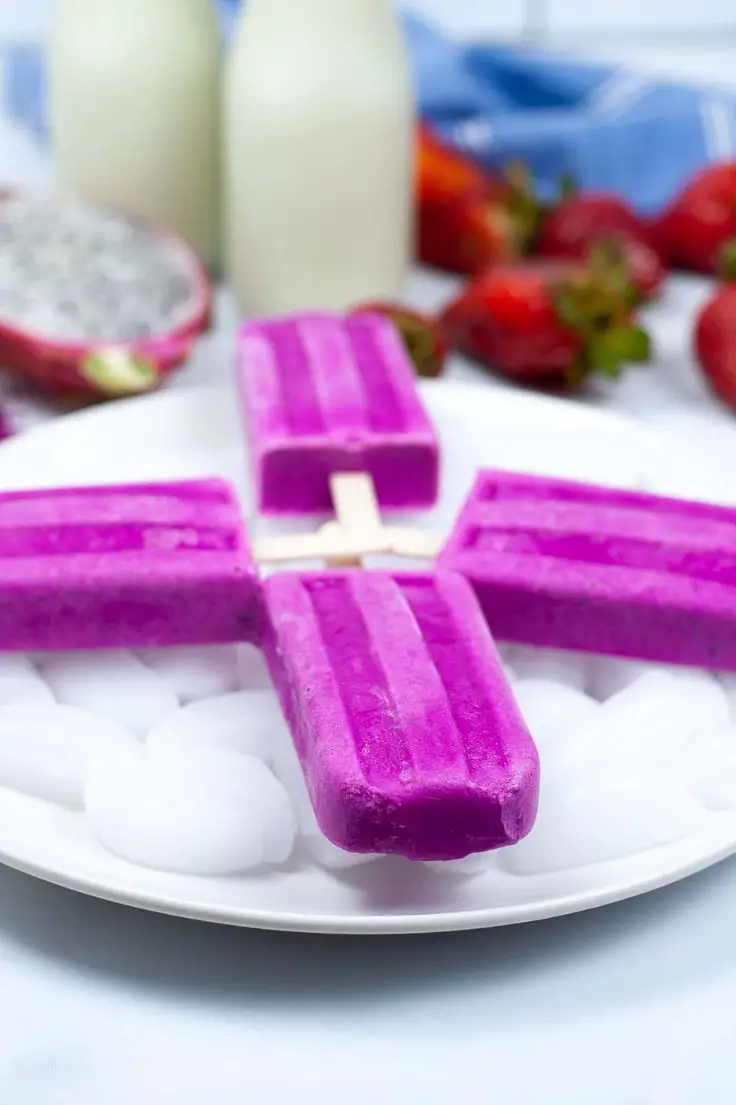 Dragon Fruit Popsicles