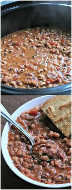 Slow Cooker Black Eyed Peas