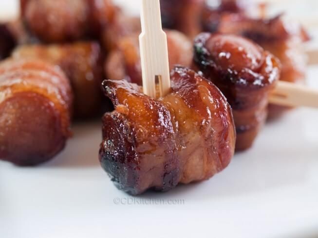 Slow Cooker Bacon Wrapped Dogs