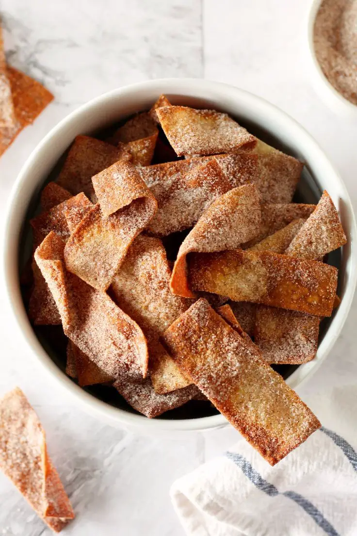 Churro Wonton Chips