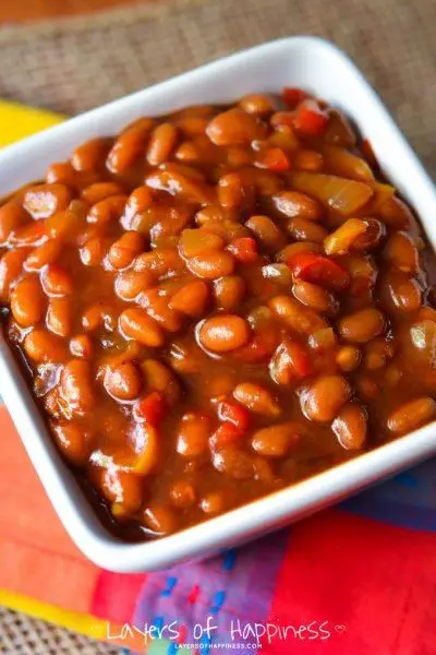 Crockpot Vegetarian Baked Beans