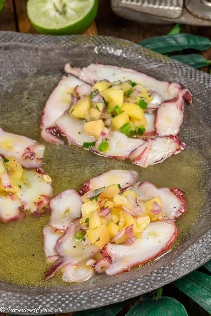 Caribbean Octopus Appetizer