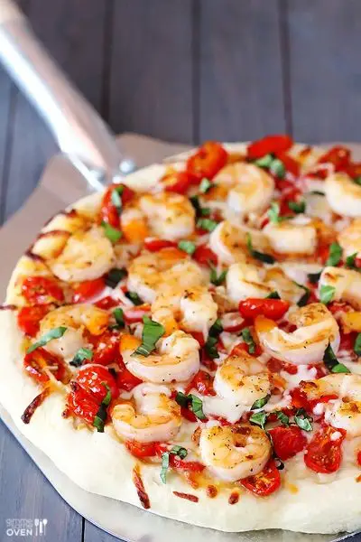 Shrimp Fra Diavolo Pizza