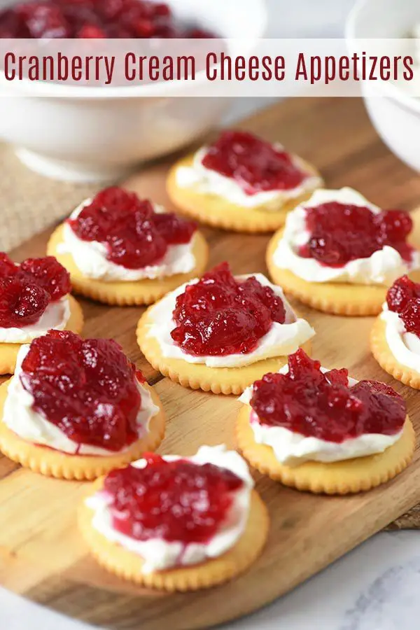 Cranberry Cream Cheese Appetizers