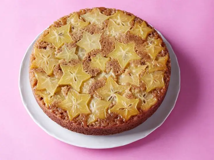 Star Fruit Upside-Down Cake