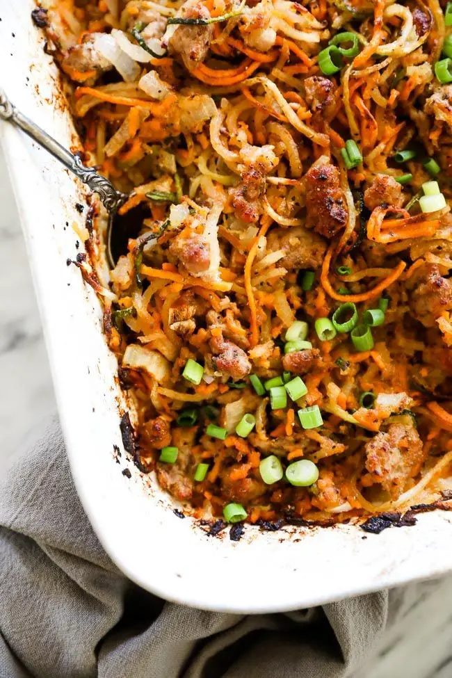 Pork And Veggies Casserole