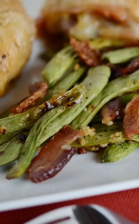 Garlic And Bacon Green Beans