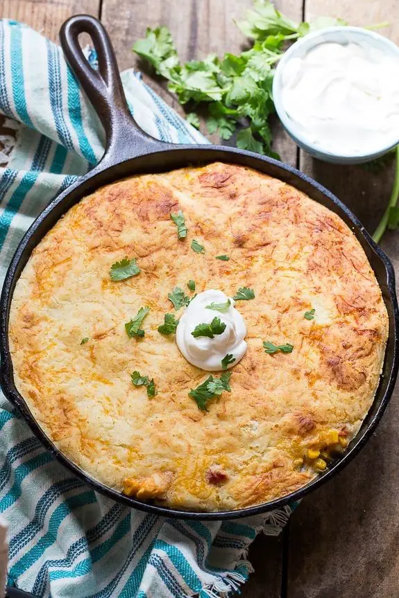 Mexican Chicken Cornbread Casserole