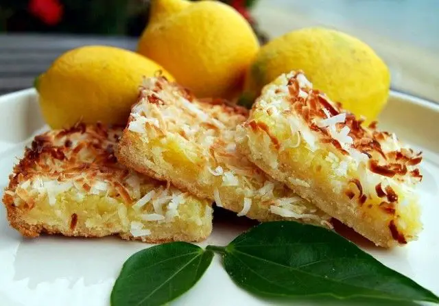 Lemon Coconut Bars