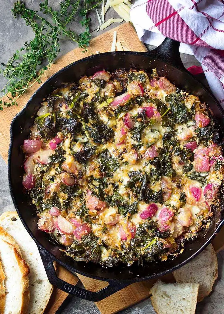 Kale And Radish Skillet