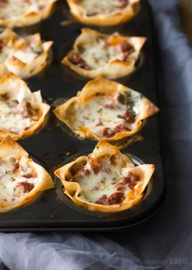 Petite Lasagna Cups