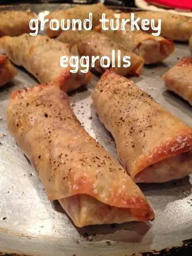 Ground Turkey Egg Rolls