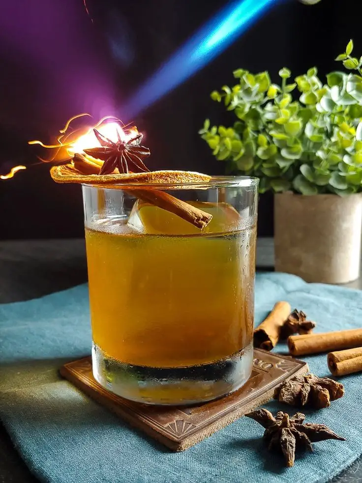 Fall Rye Whiskey Cocktail