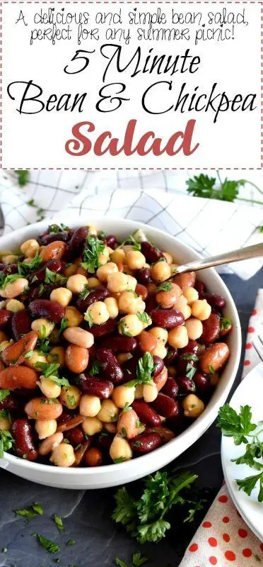 Bean & Chickpea Salad