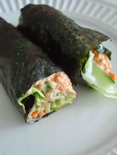 Nori Spicy Tuna Salad Wrap