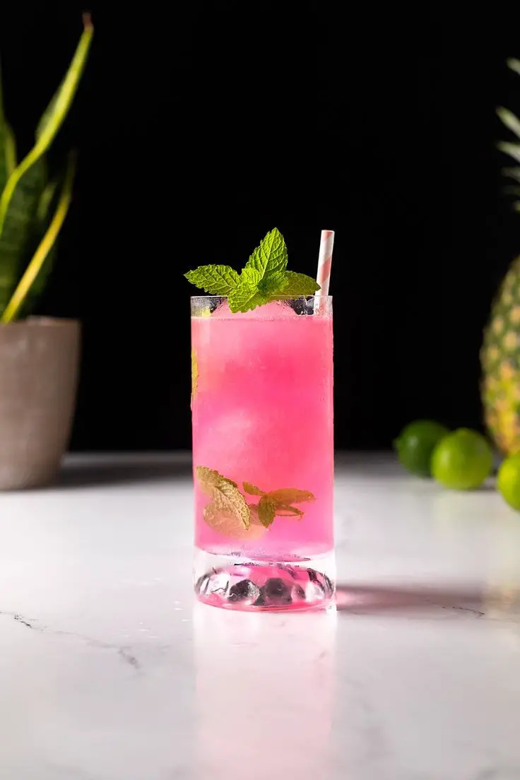 Pink Coconut Mojito