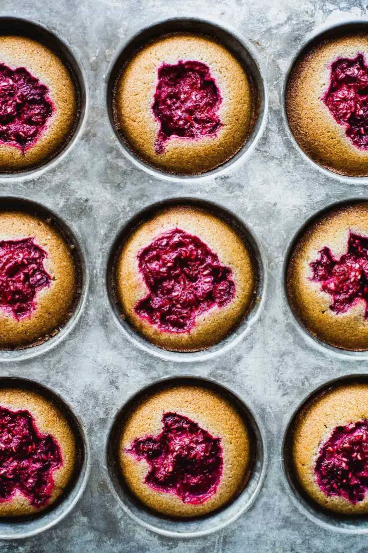 Raspberry Brown Butter Cakelets