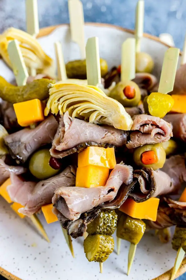 Meat & Cheese Skewers