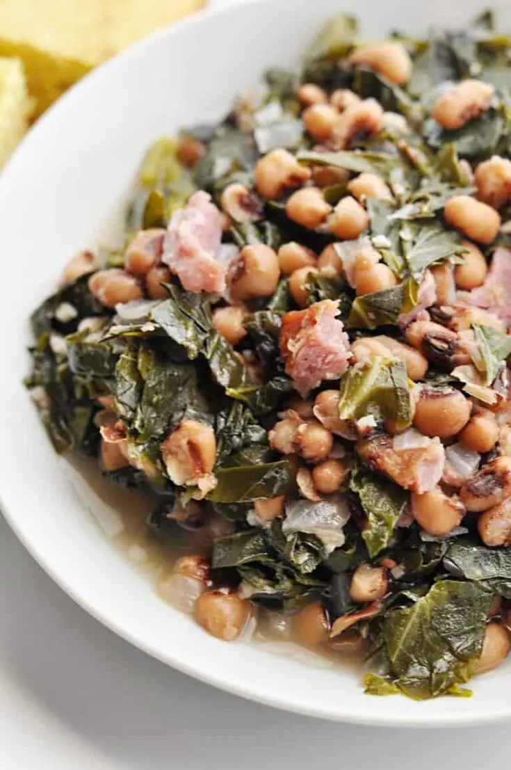 Southern Black Eyed Peas & Collard Greens