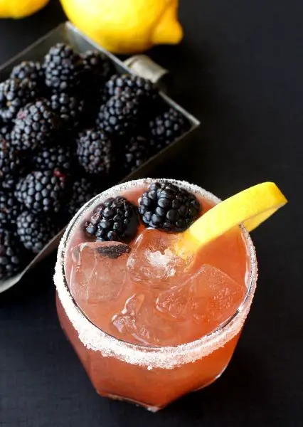 Blackberry Whiskey Sour