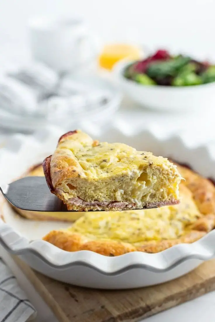 Brie & Canadian Bacon Quiche