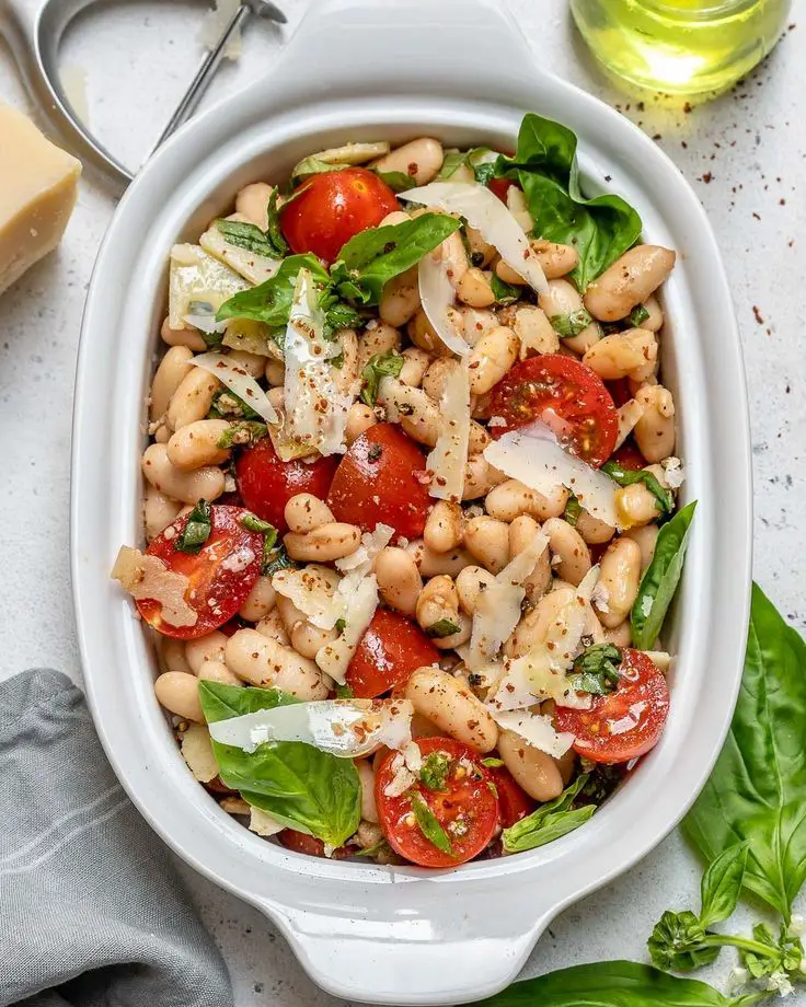 Cherry Tomato White Bean Salad