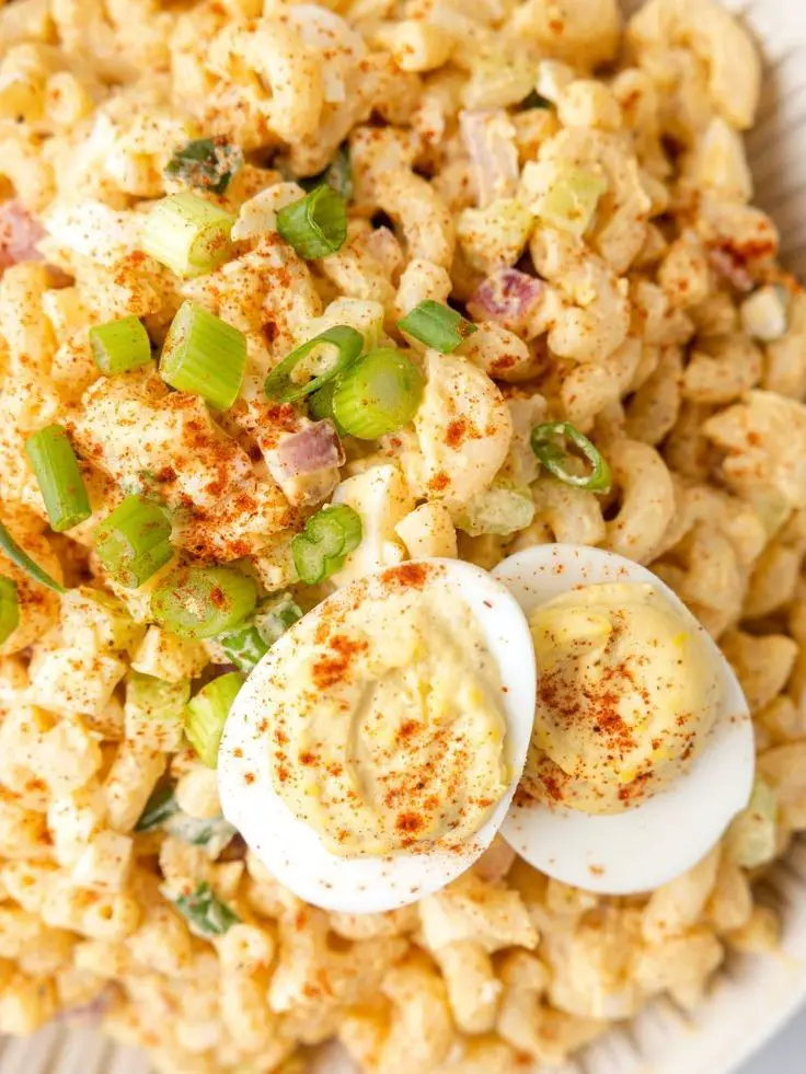 Deviled Egg Pasta Salad