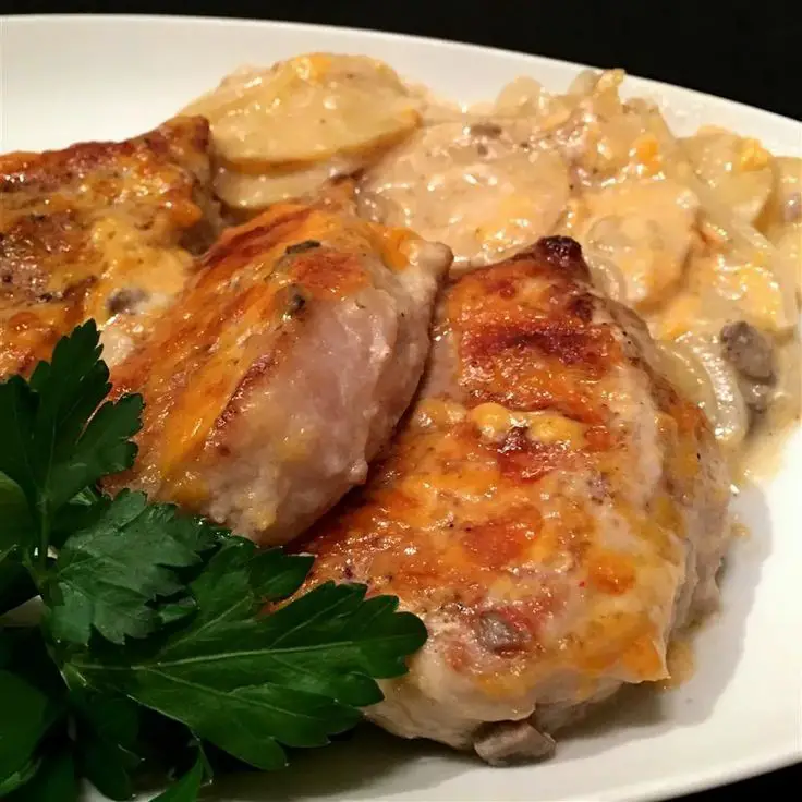 Pork Chop And Potato Casserole