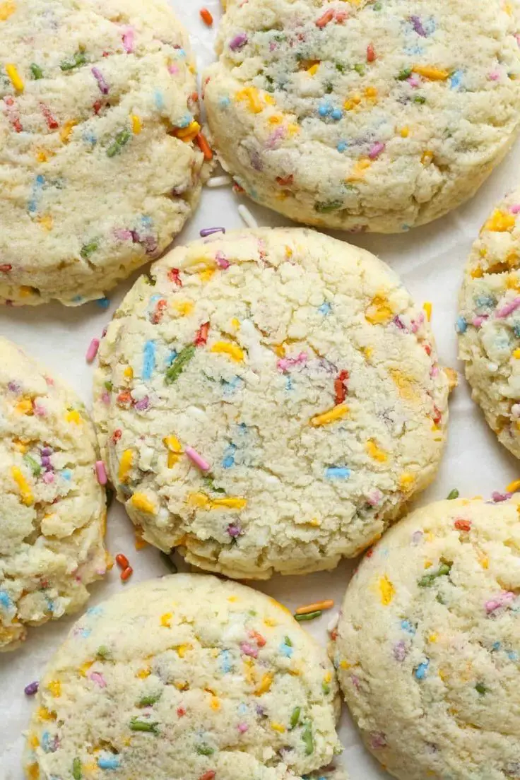 Sugar Cookies With Winter Sprinkles