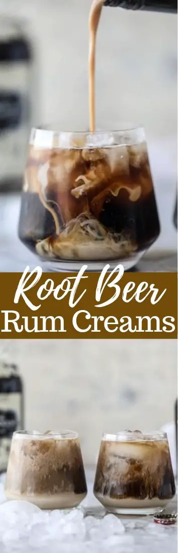 Root Beer Rum Creams