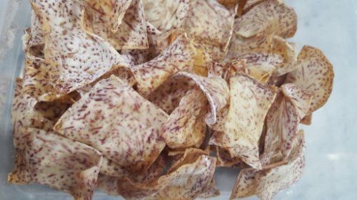 Baked Taro Chips