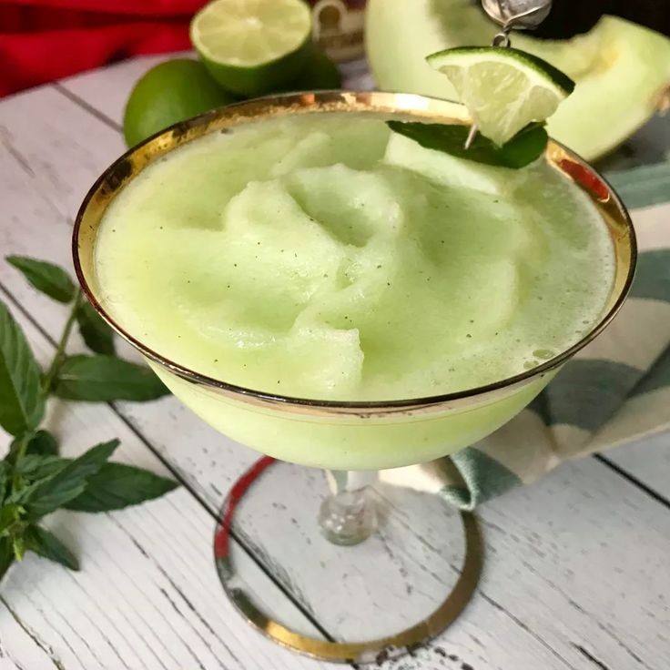 Honeydew Ouzo Cocktail