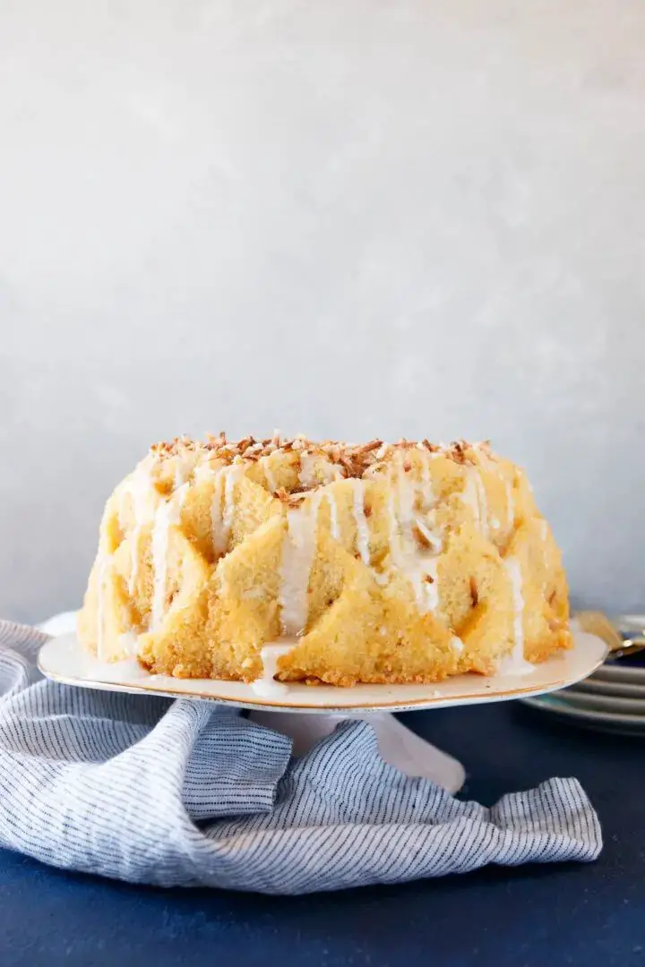 Toasted Coconut Rum Cake