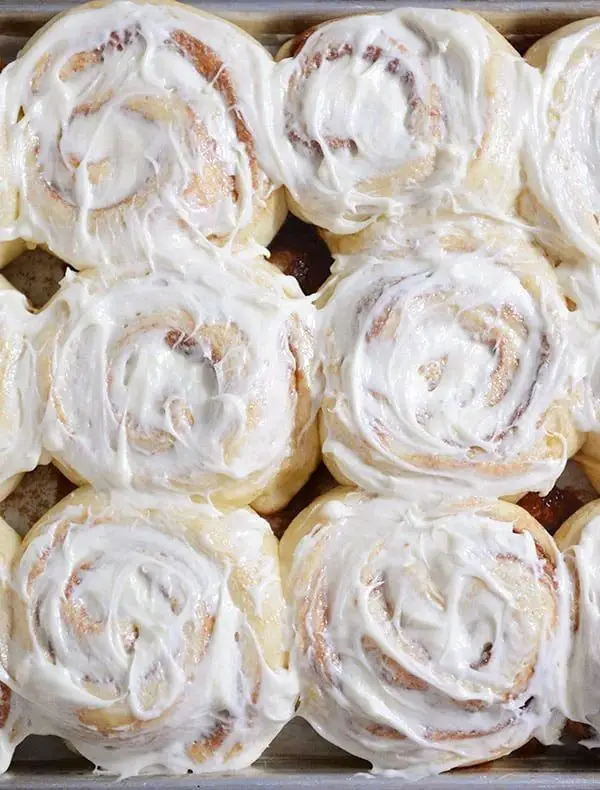 Yukon Gold Cinnamon Rolls With Perfect Icing