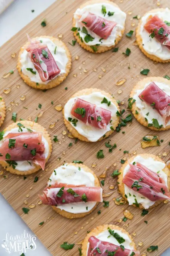 Creamy Prosciutto Cracker