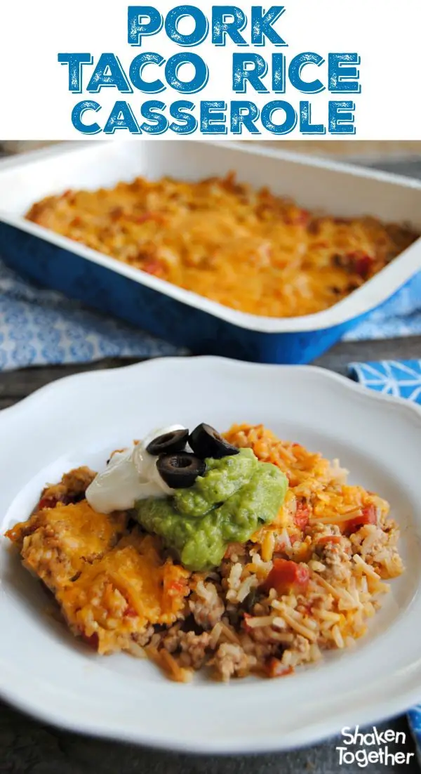 Mexican Ground Pork Casserole