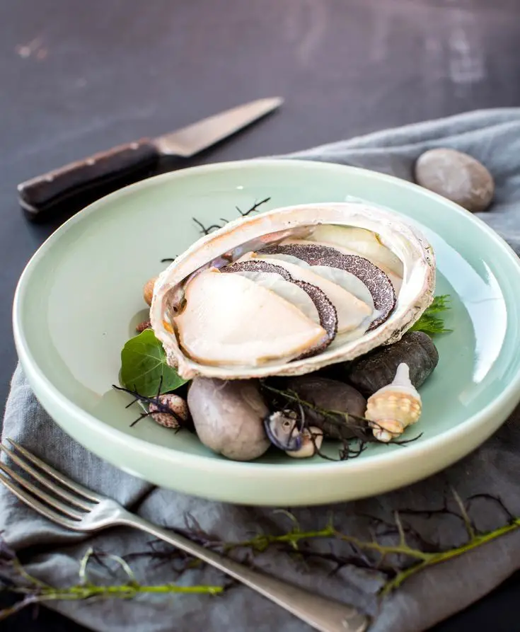 Abalone With Black Truffle, Celeriac & Buerre Blanc