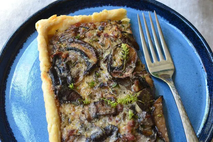 Mushroom Tart With Truffle Salt