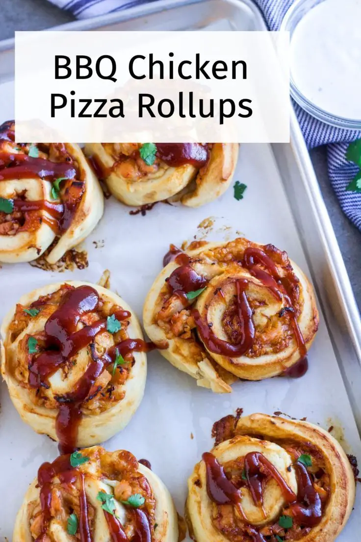 BBQ Chicken Pizza Roll Ups